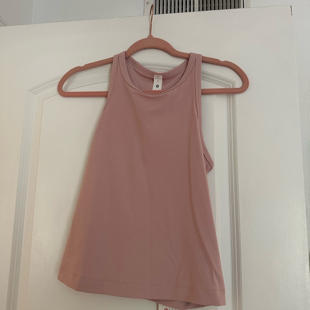 lululemon athletica women's Align waist length tank top in Pink Haze